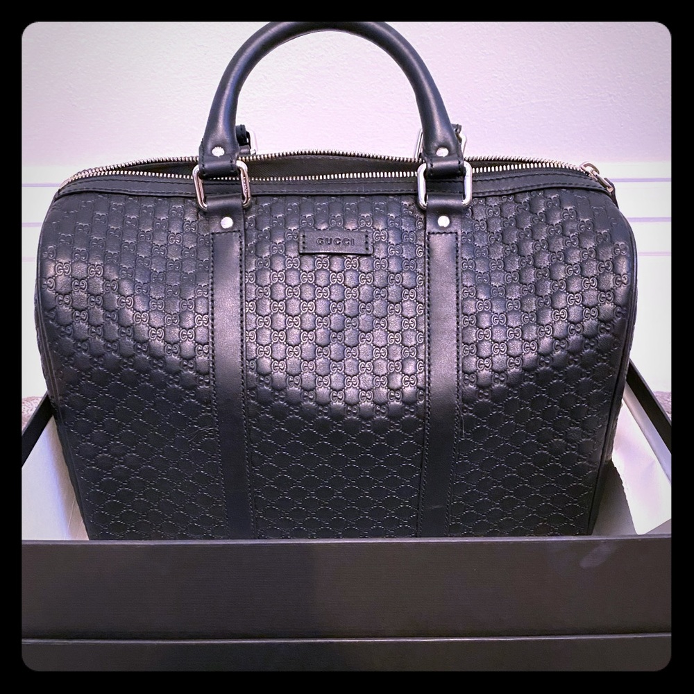 Gucci Guccissima Boston Purse